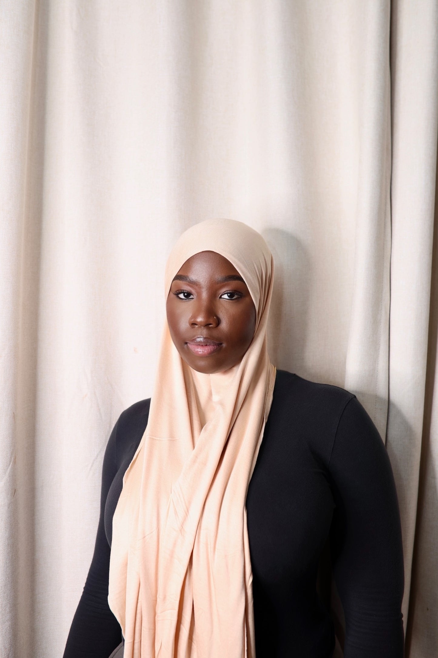 Sand Beige Jersey Hijab