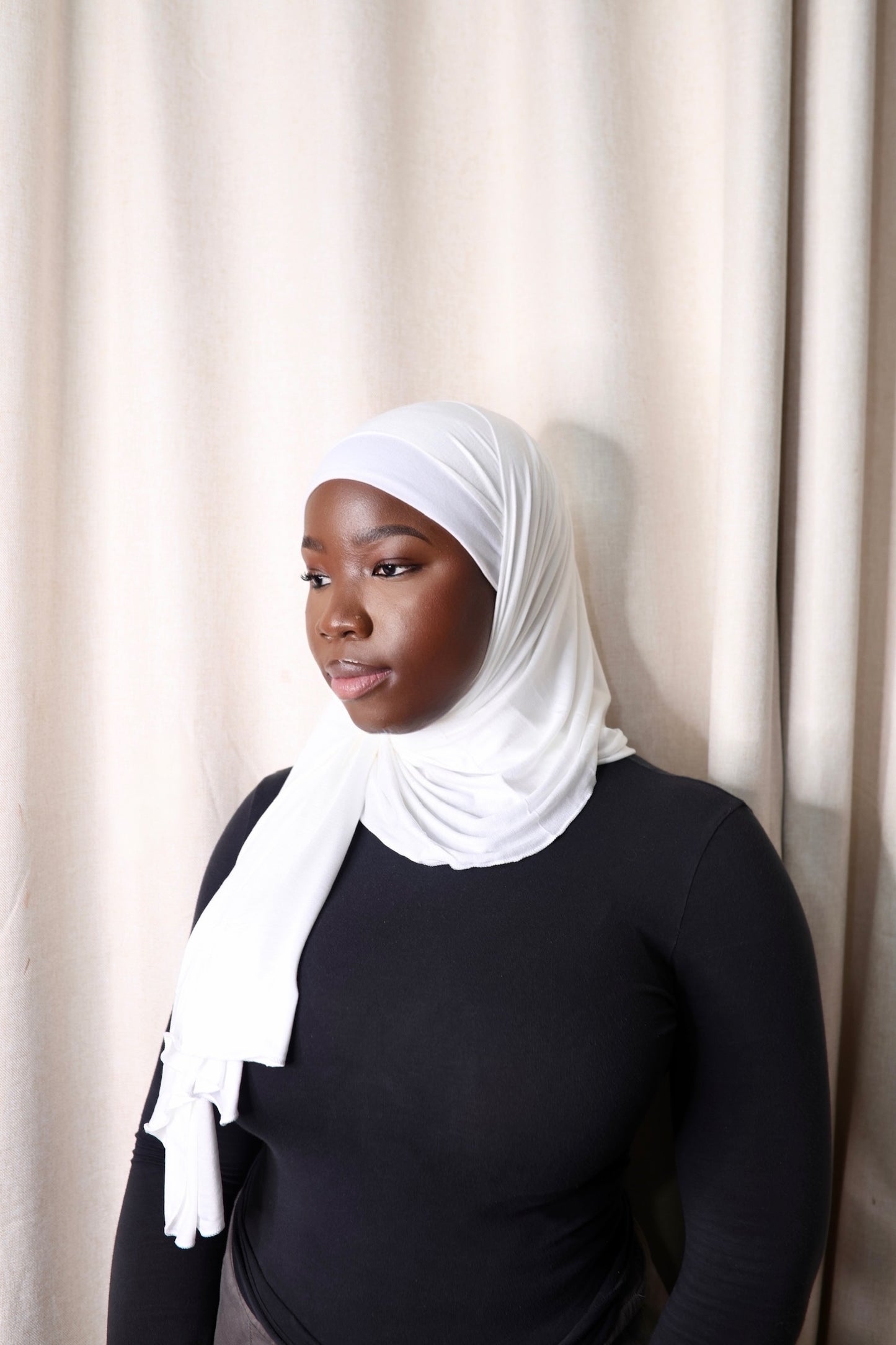 White Jersey Hijab