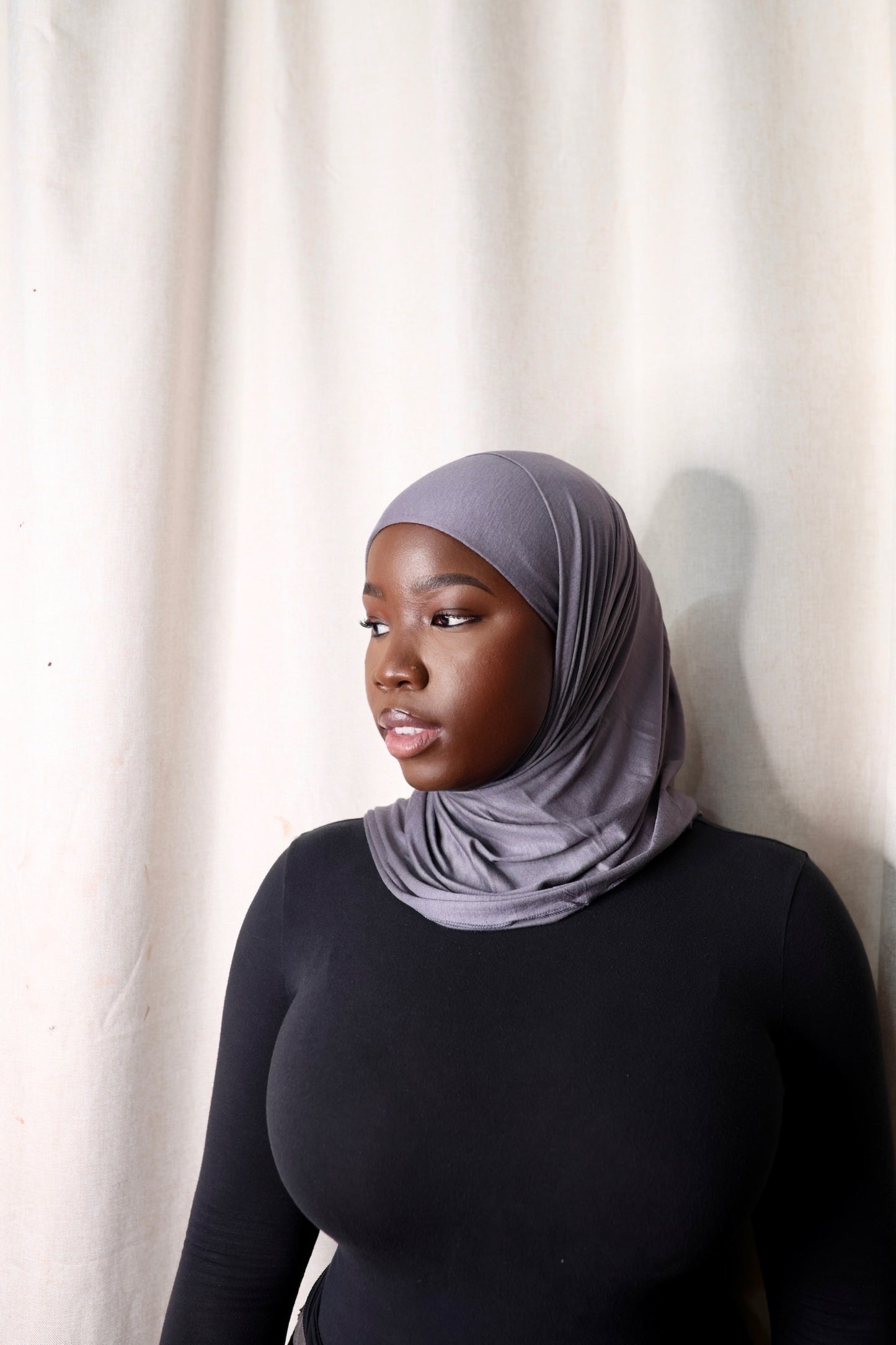 Grey Jersey Hijab