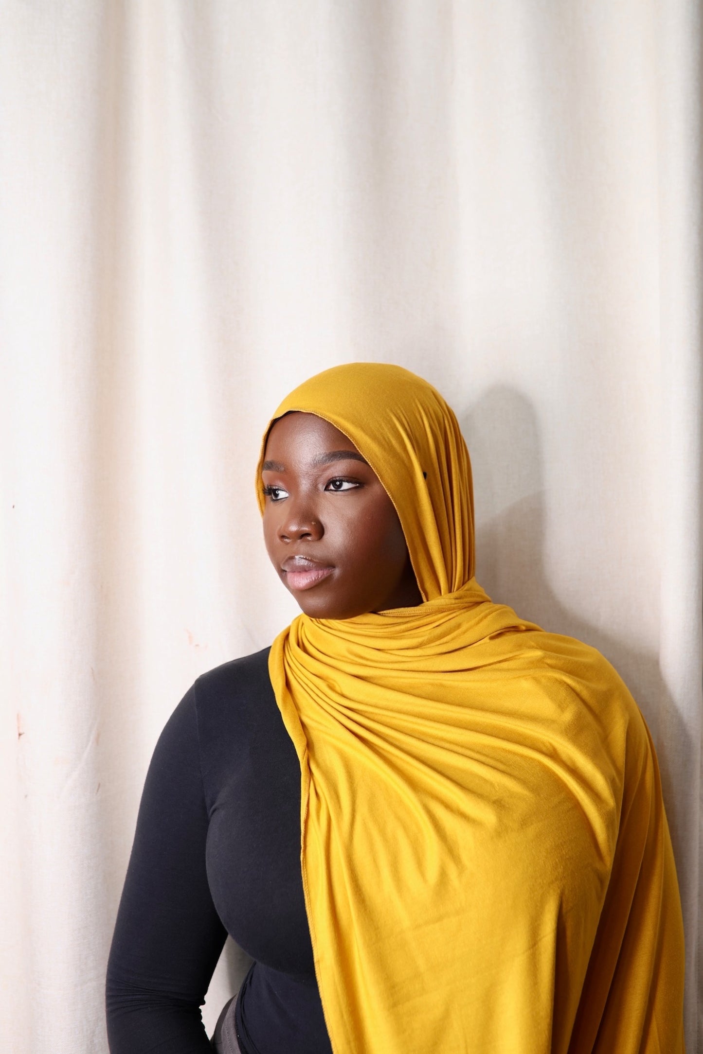 Mustard Jersey Hijab