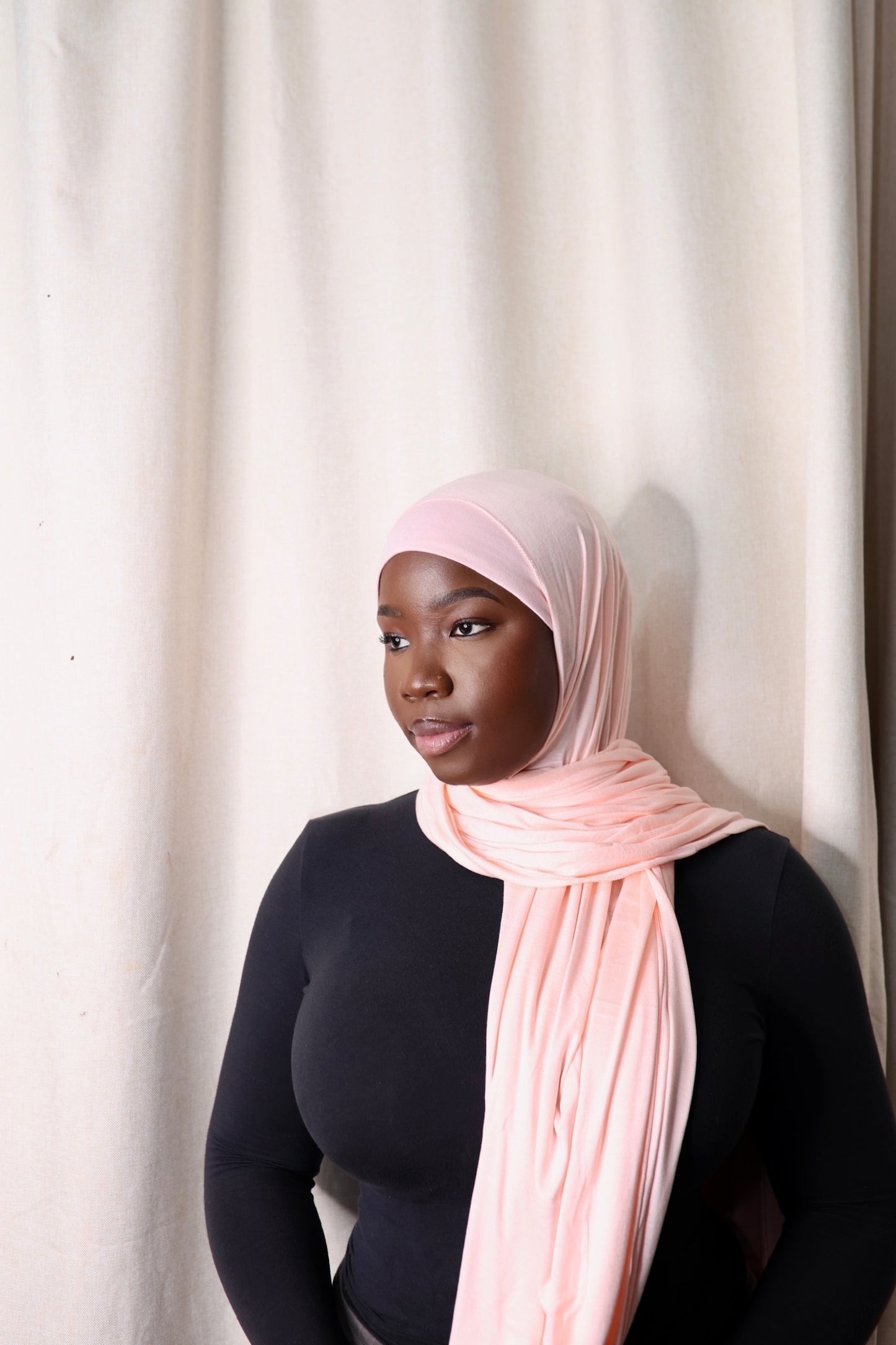 Light Pink Jersey Hijab