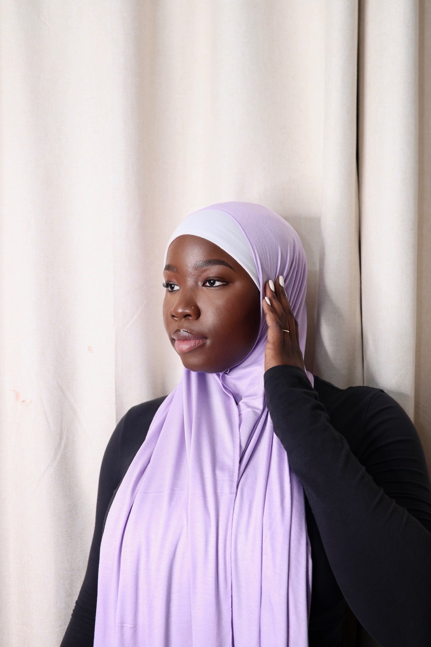 Lavender Jersey Hijabs