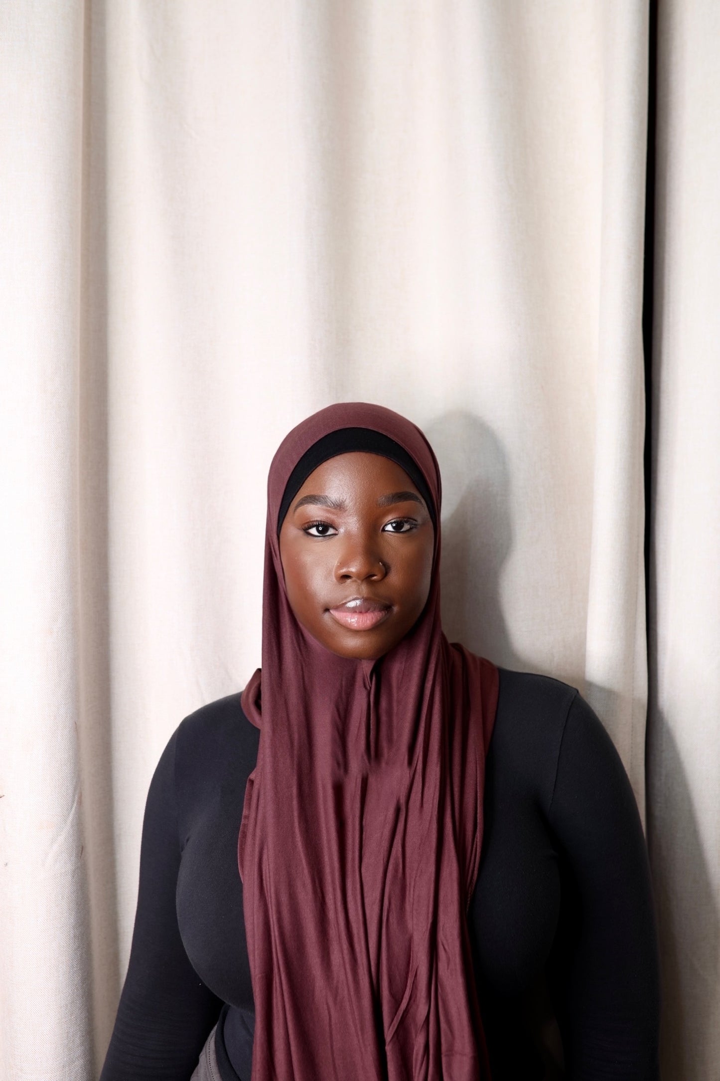 Brown Jersey Hijab