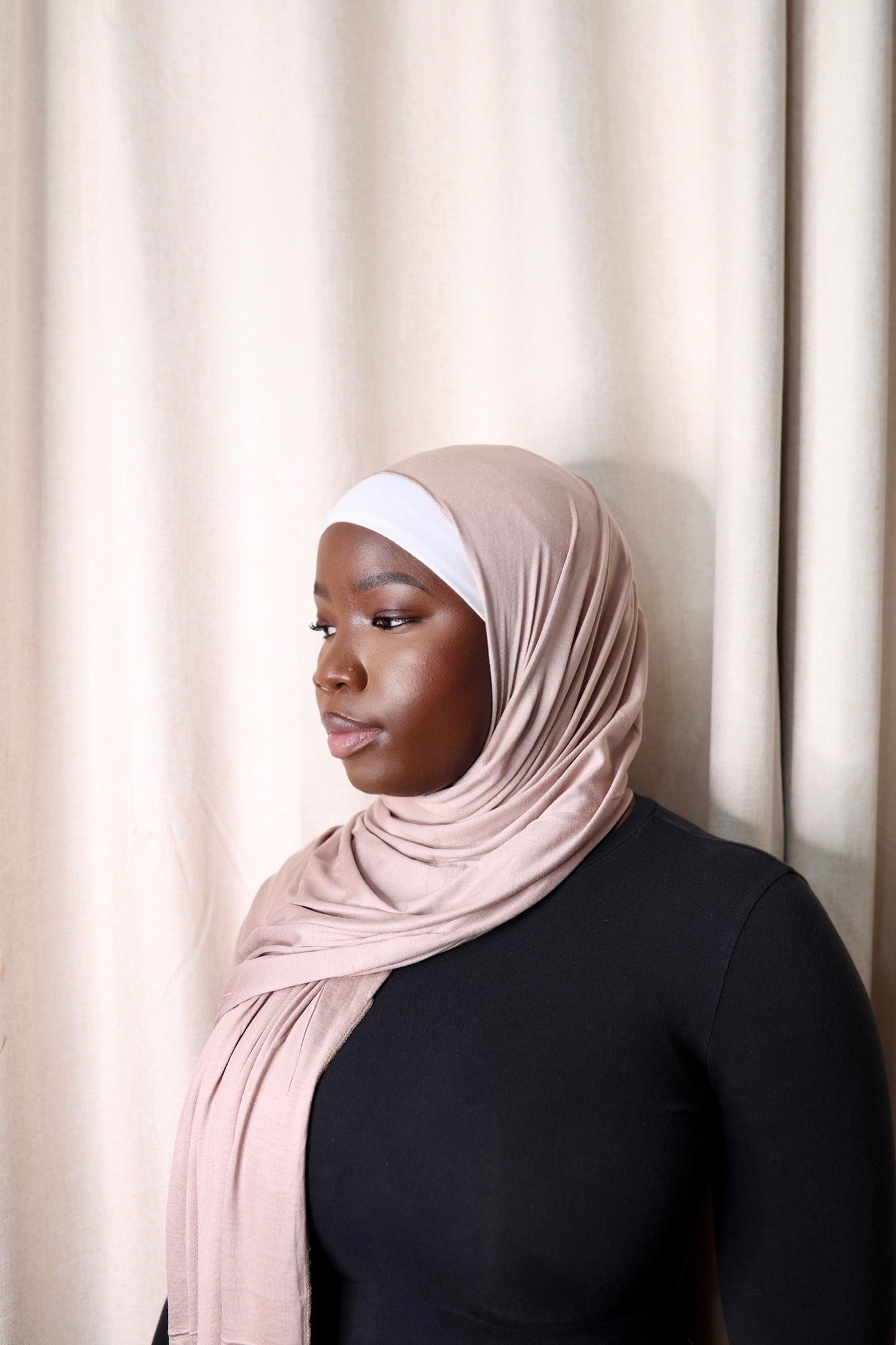 Nude Jersey Hijab