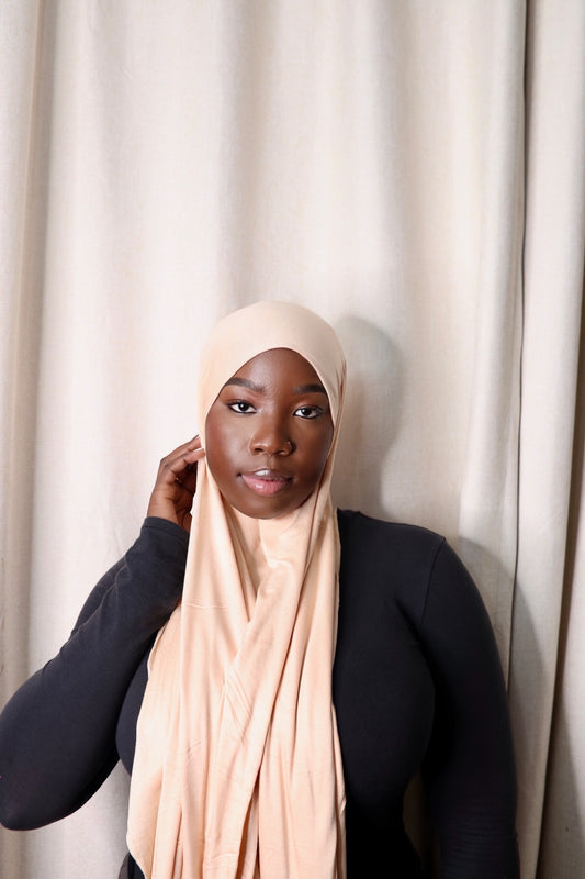 Sand Beige Jersey Hijab