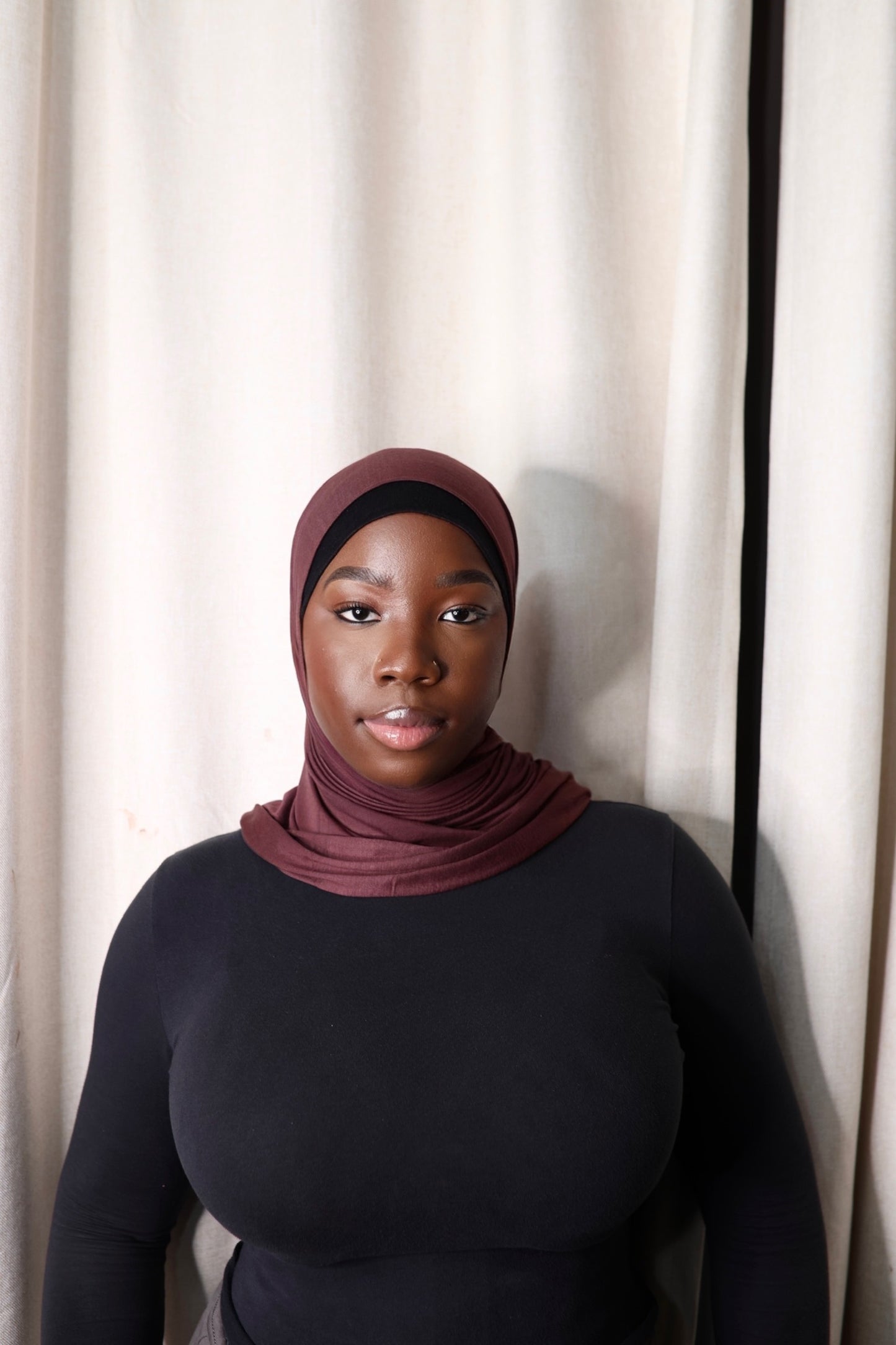 Brown Jersey Hijab