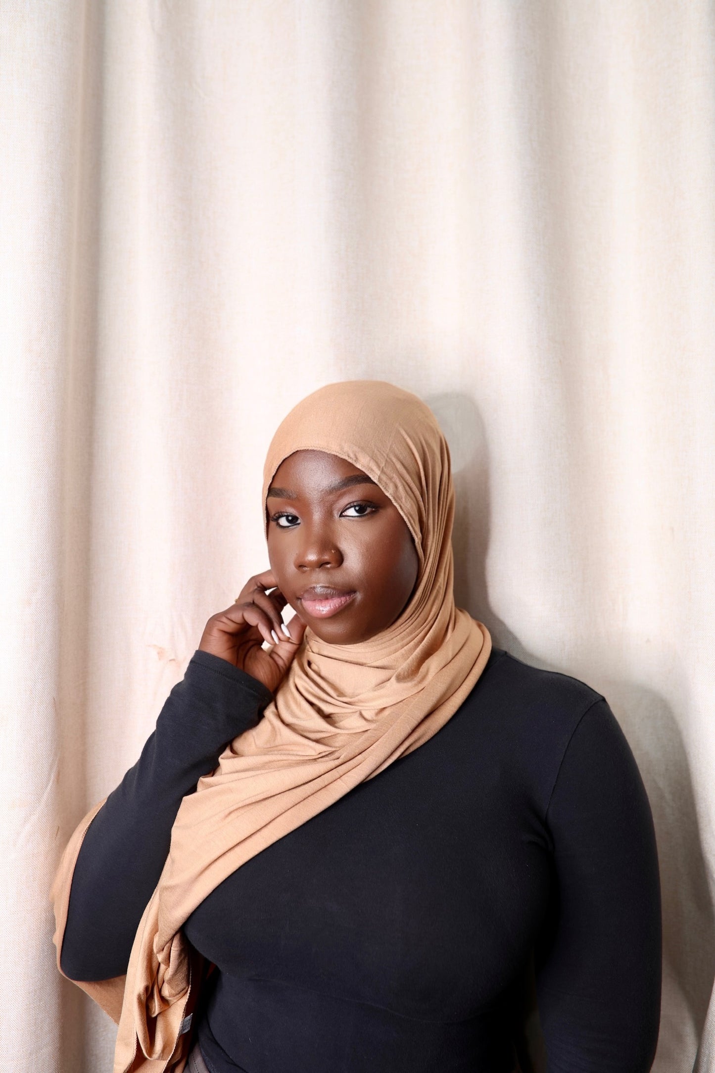 Toffee Jersey Hijab
